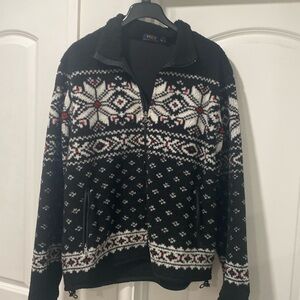 Polo Ralph Lauren fleece full zip sweater. Pre loved condition. No damage